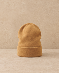 Pinecrest Relaxed Classic Cashmere Knit Beanie — Golden Camel