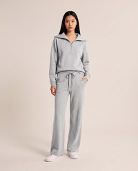 ONORA half-zip lounge set - light gray