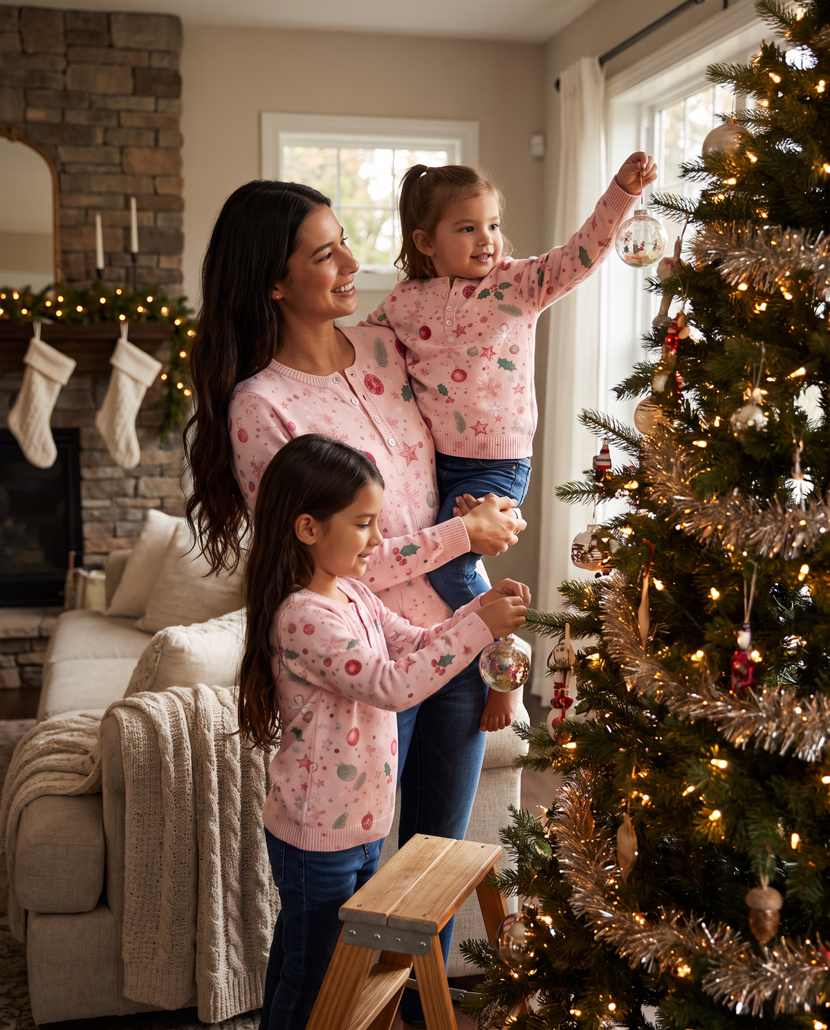 ONORA Christmas ornament sweater - Christmas family matching