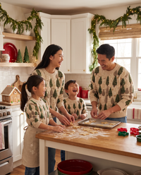 ONORA Christmas tree pattern sweater - Christmas family matching