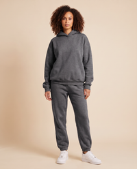 ONORA oversized hoodie tracksuit set - gray