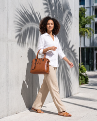 ONORA croc embossed tote bag set - Miami Design District