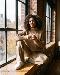 ONORA turtleneck knit lounge set - Brooklyn loft
