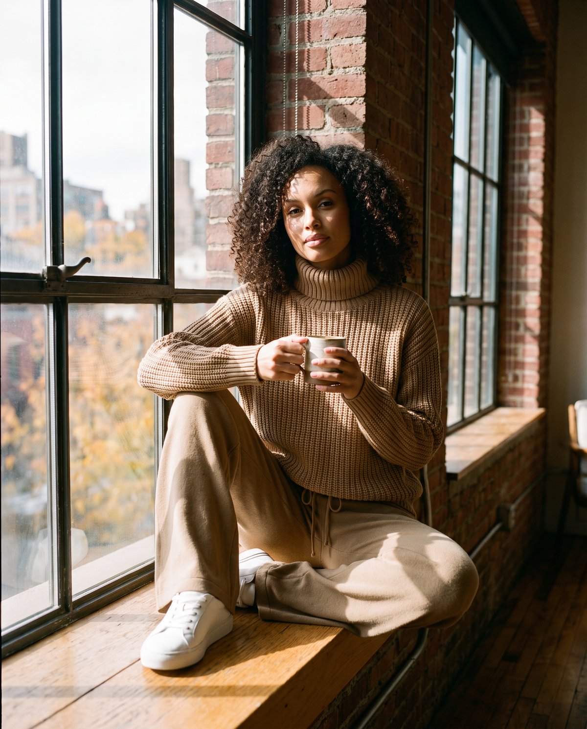 ONORA turtleneck knit lounge set - Brooklyn loft