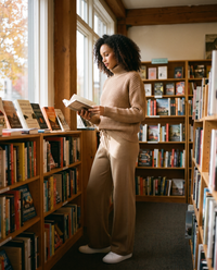 ONORA turtleneck knit lounge set - Portland bookstore