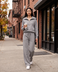 ONORA half-zip lounge set - Brooklyn café
