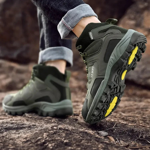 Women's Waterproof Hiking Boots, Mid Top Non Slip Ankle Boots