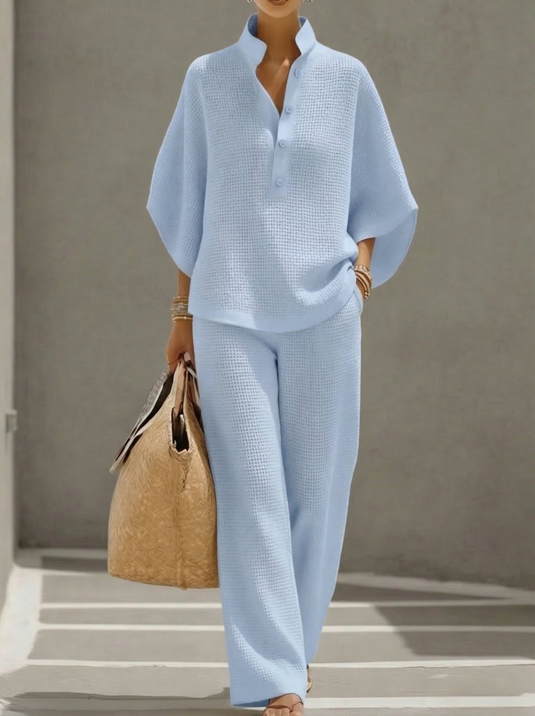 The Waffle Knit Set