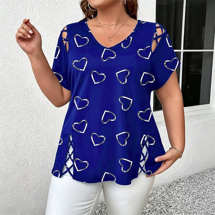 Onora Women's Casual V-Neck Short Sleeve T-Shirt