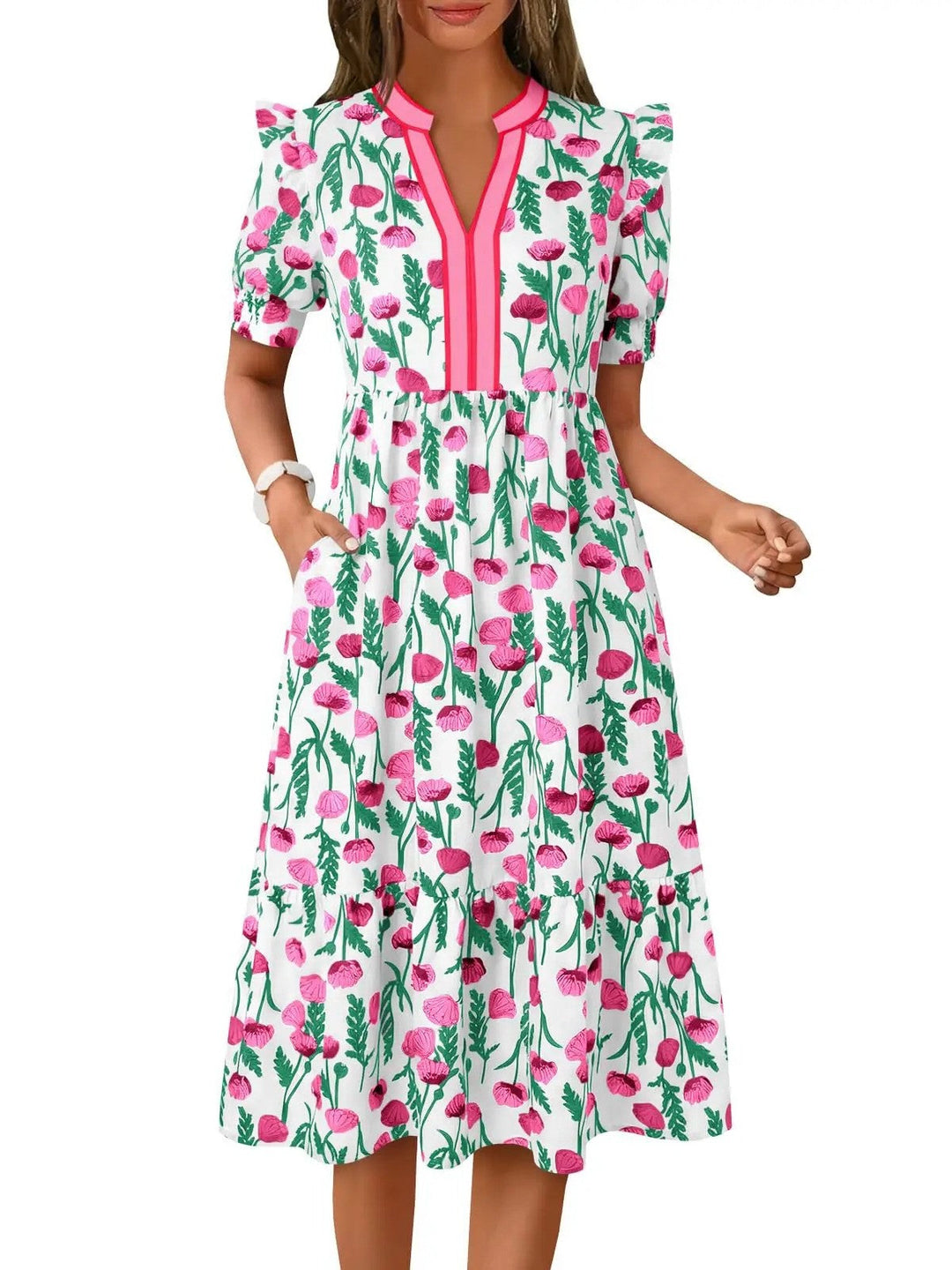 ONORA | Women's Casual Floral Maxi Dress