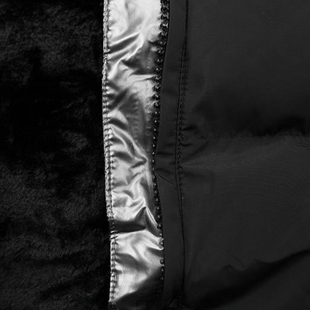 Women's Waterproof Longline Winter Jacket with Plush Lining and Hood, view 2